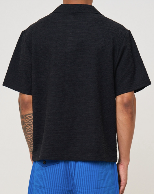Bourbon Street Camp Shirt - Black