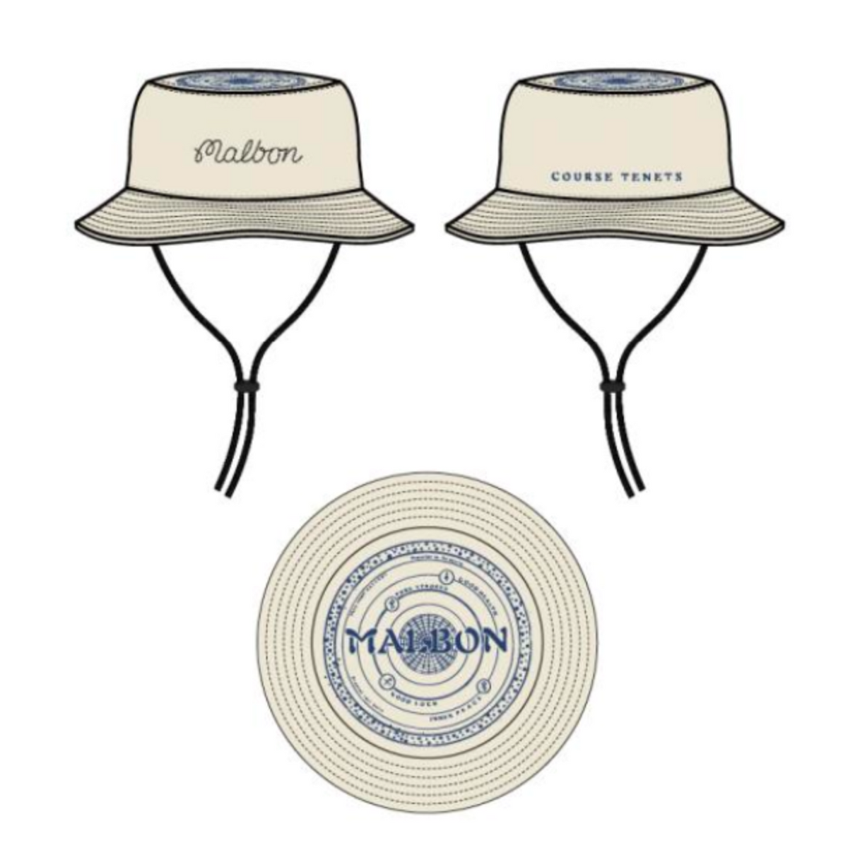 Inner Peace Bucket Hat - Antique White