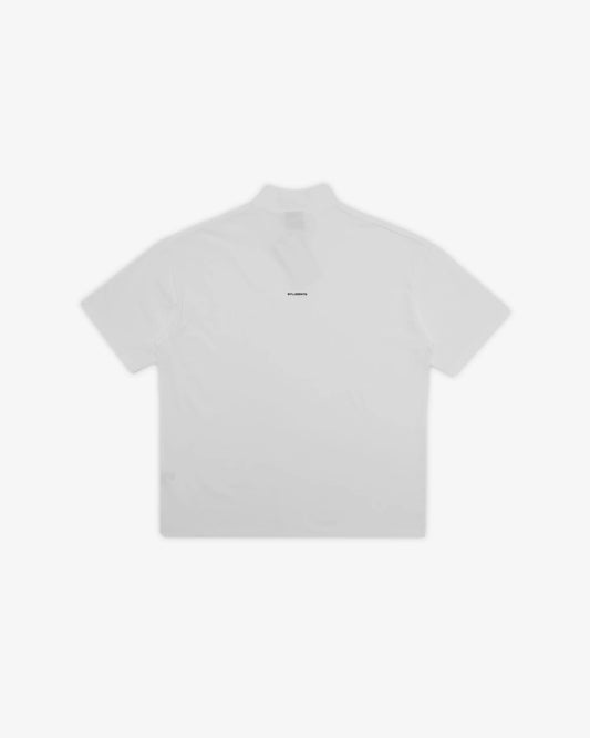 Pro S/S Mock Neck - White
