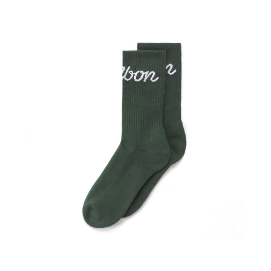 Bon Script Socks - Green