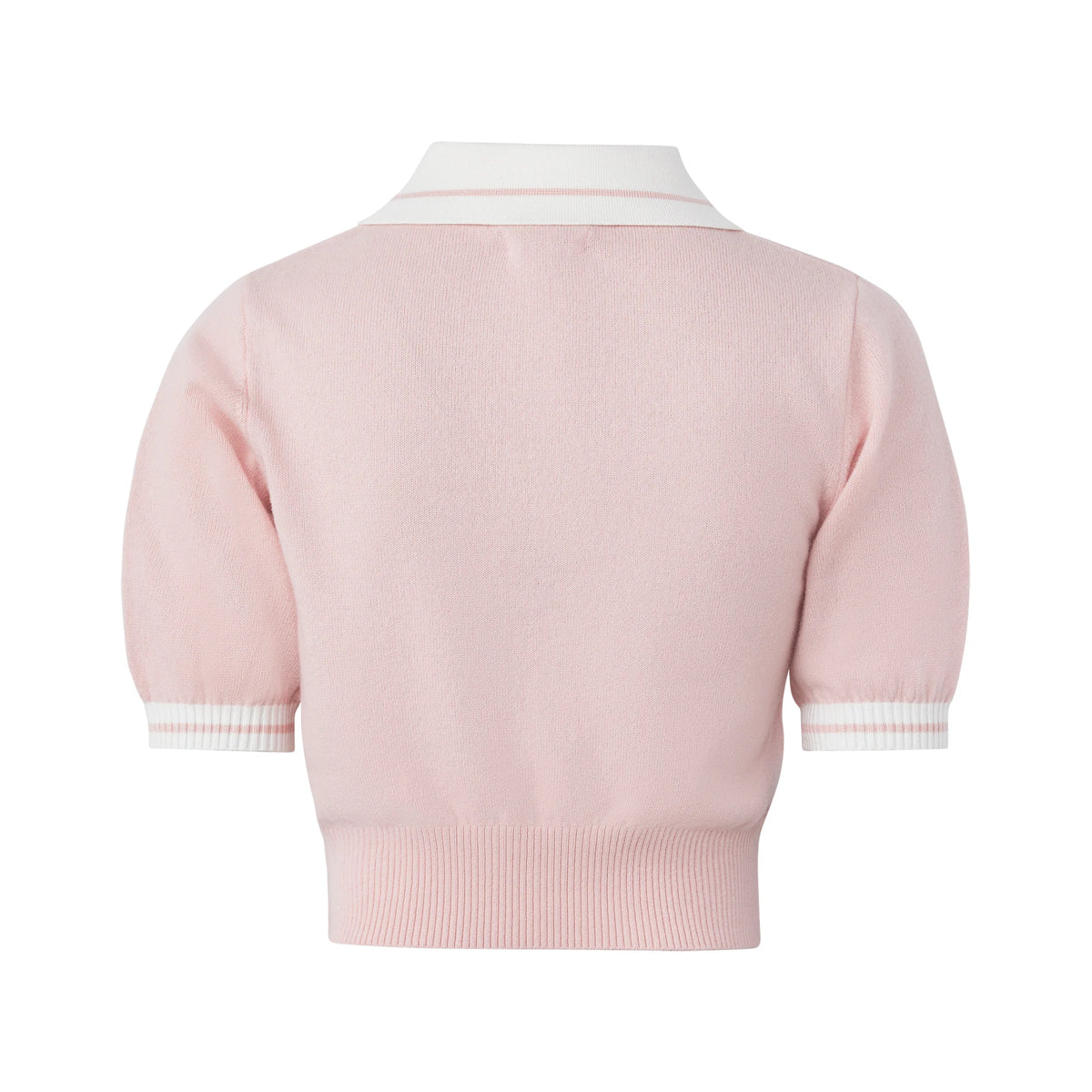 Mikayla Knit Polo - Dusty Rose