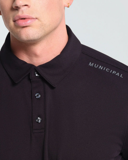 Sportcross Golf Core Polo - Black / Charcoal