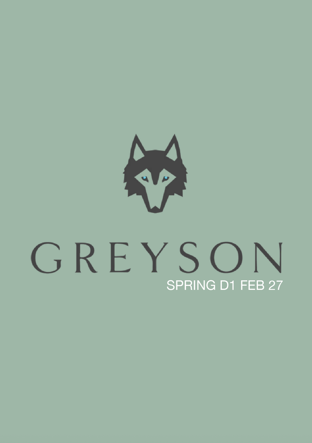 Greyson - Spring D1 FEB27 Mens