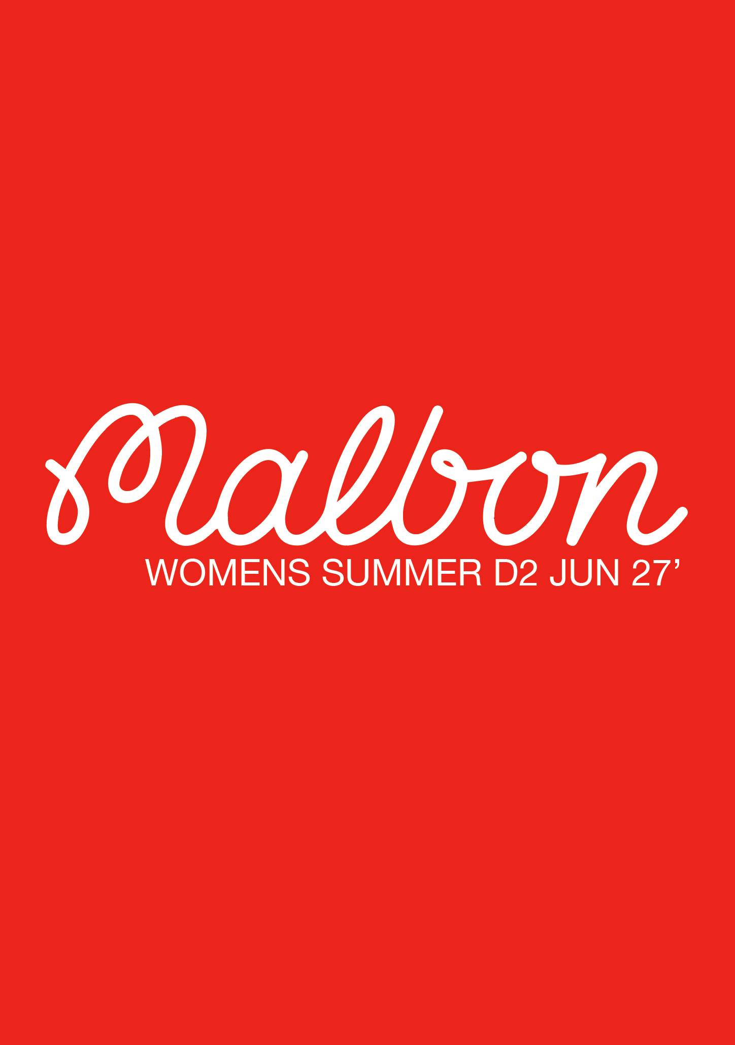 018 Malbon - Summer D2 JUN27 Womens