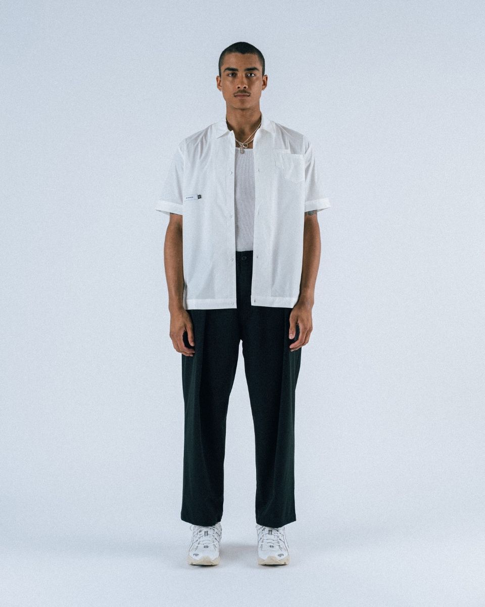 Science Adjustable Pleated Pants - Black