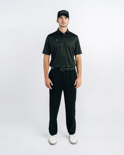 Librarian S/S Polo - Black