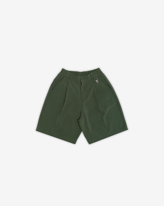Calculus Standard Pleated Shorts - Military