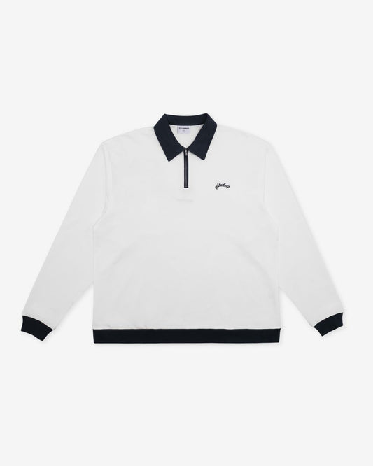 Archibald L/S Polo Shirt - White