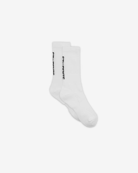 Legacy Performance Crew Socks - White