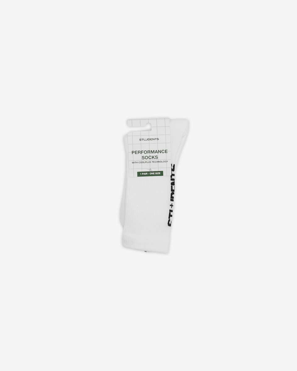 Legacy Performance Crew Socks - White