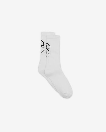 Old Skool Crew Socks - White