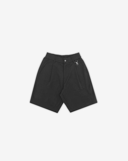 Calculus Standard Pleated Shorts - Black