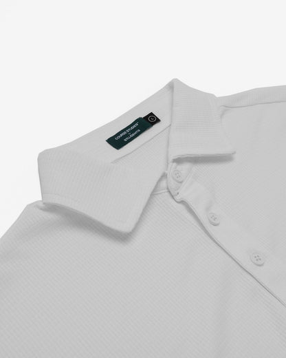 Librarian S/S Polo - White