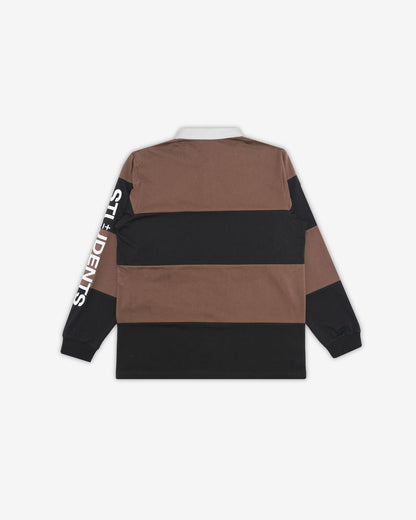 Valdez L/S Rugby Polo - Chocolate