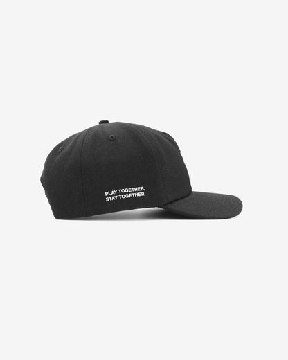 Pride 5-Panel Snap Back Hat - Black