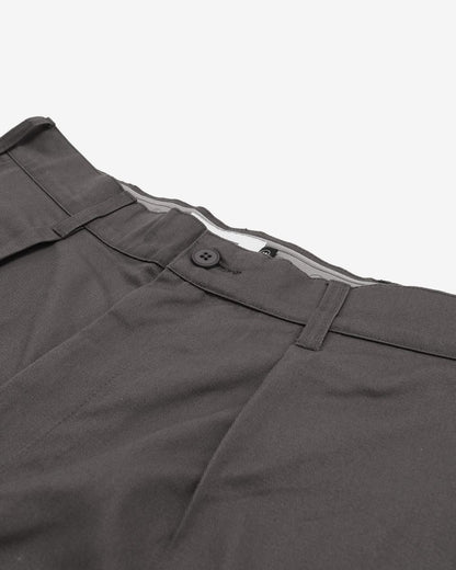 Heritage Twill Pleated Pant - Dark Grey