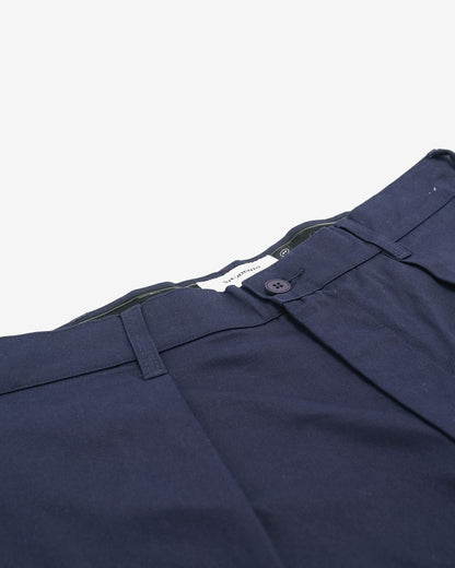 Heritage Twill Pleated Pant - Midnight