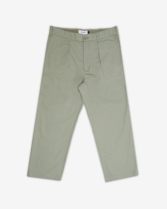 Heritage Twill Pleated Pant - Peapod