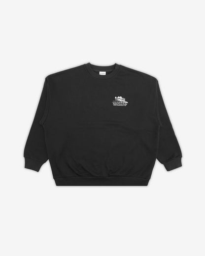Practice Facility Fleece Crew Sweater - Black