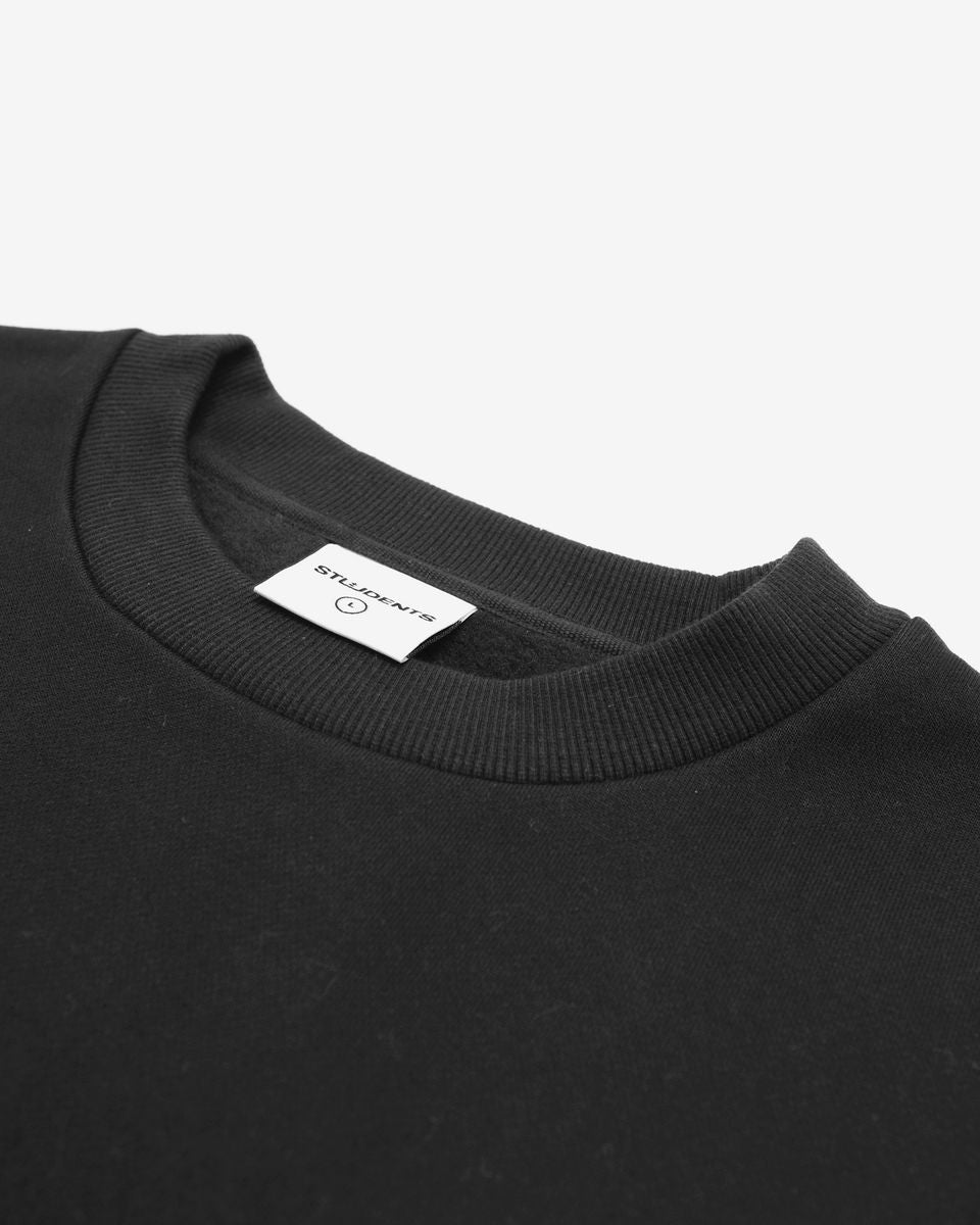 Practice Facility Fleece Crew Sweater - Black