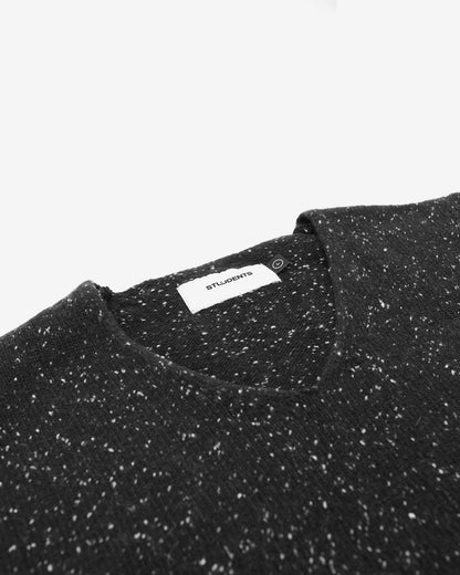 Choir Knit Sweater Vest - Black