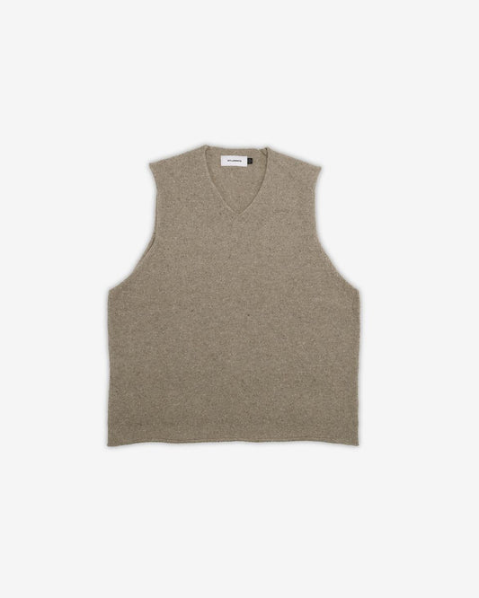 Choir Knit Sweater Vest - Desert