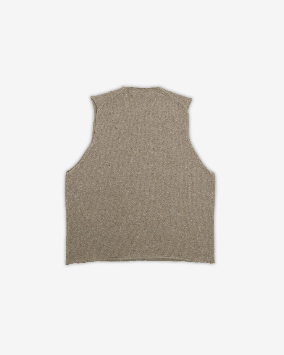 Choir Knit Sweater Vest - Desert