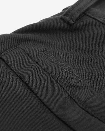 Orchestra Twill Pleated Pant - Black