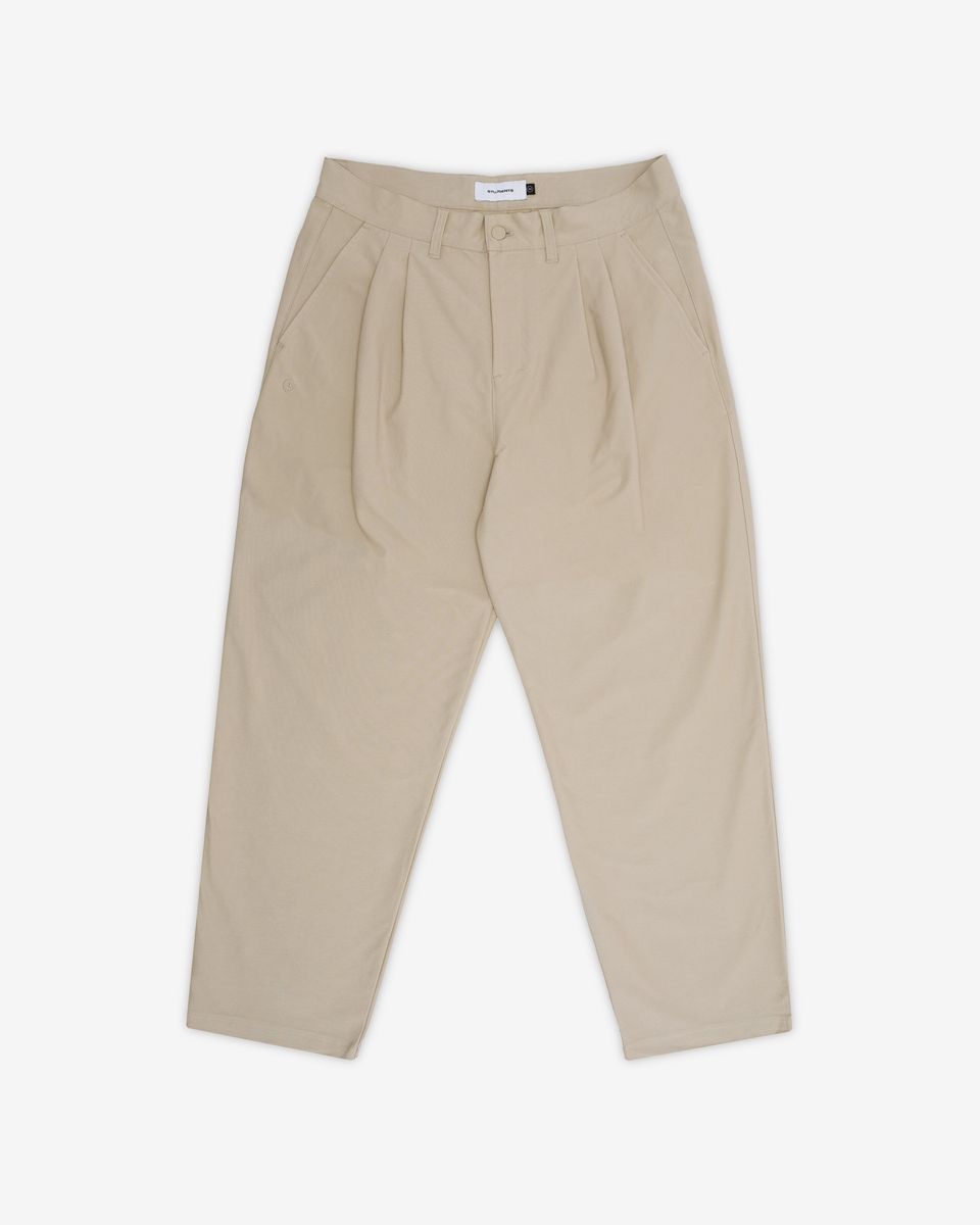 Orchestra Twill Pleated Pant - Tan