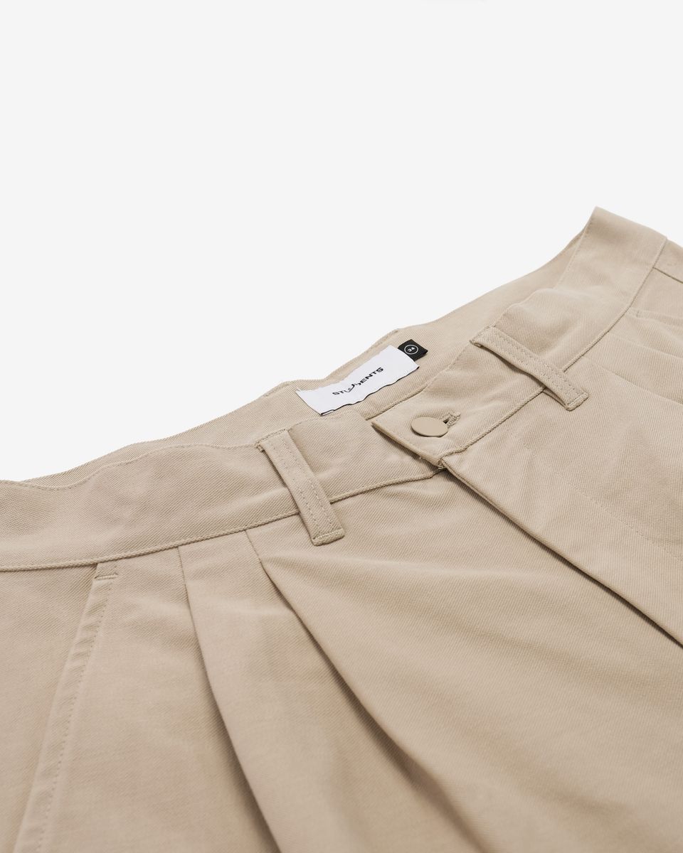 Orchestra Twill Pleated Pant - Tan