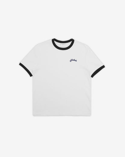 Canoga S/S Ringer T-shirt - White