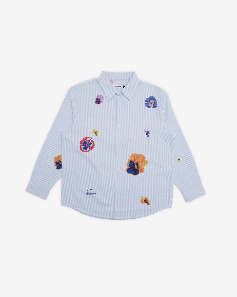 Davenport L/S Button-Up Shirt - Light Blue