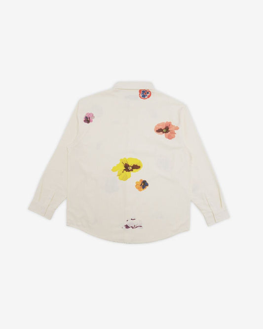 Davenport L/S Button-Up Shirt - Light Yellow