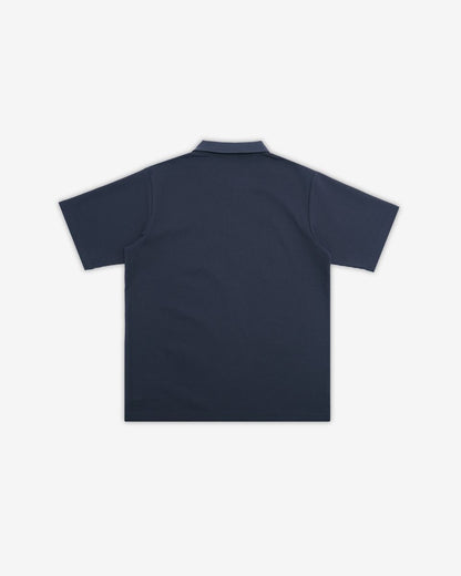 Encino S/S Zip Polo Shirt - Midnight