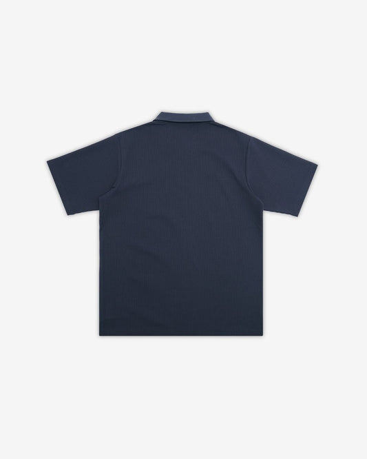 Encino S/S Zip Polo Shirt - Midnight