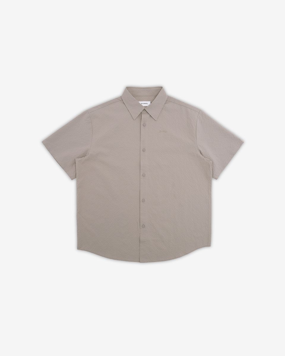 Jakes S/S Button-Up Shirt - Sand