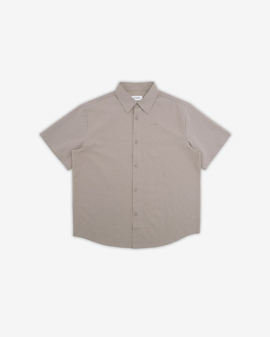 Jakes S/S Button-Up Shirt - Sand
