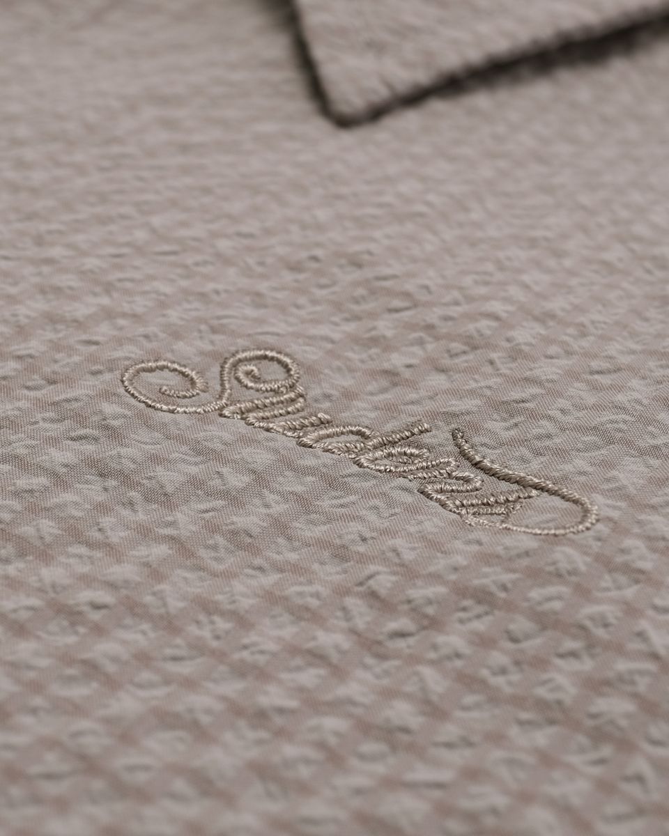 Jakes S/S Button-Up Shirt - Sand