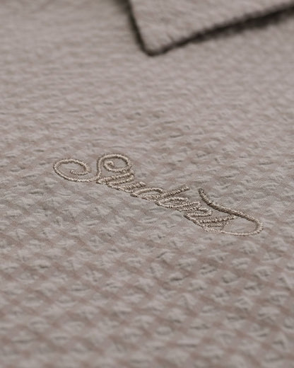 Jakes S/S Button-Up Shirt - Sand