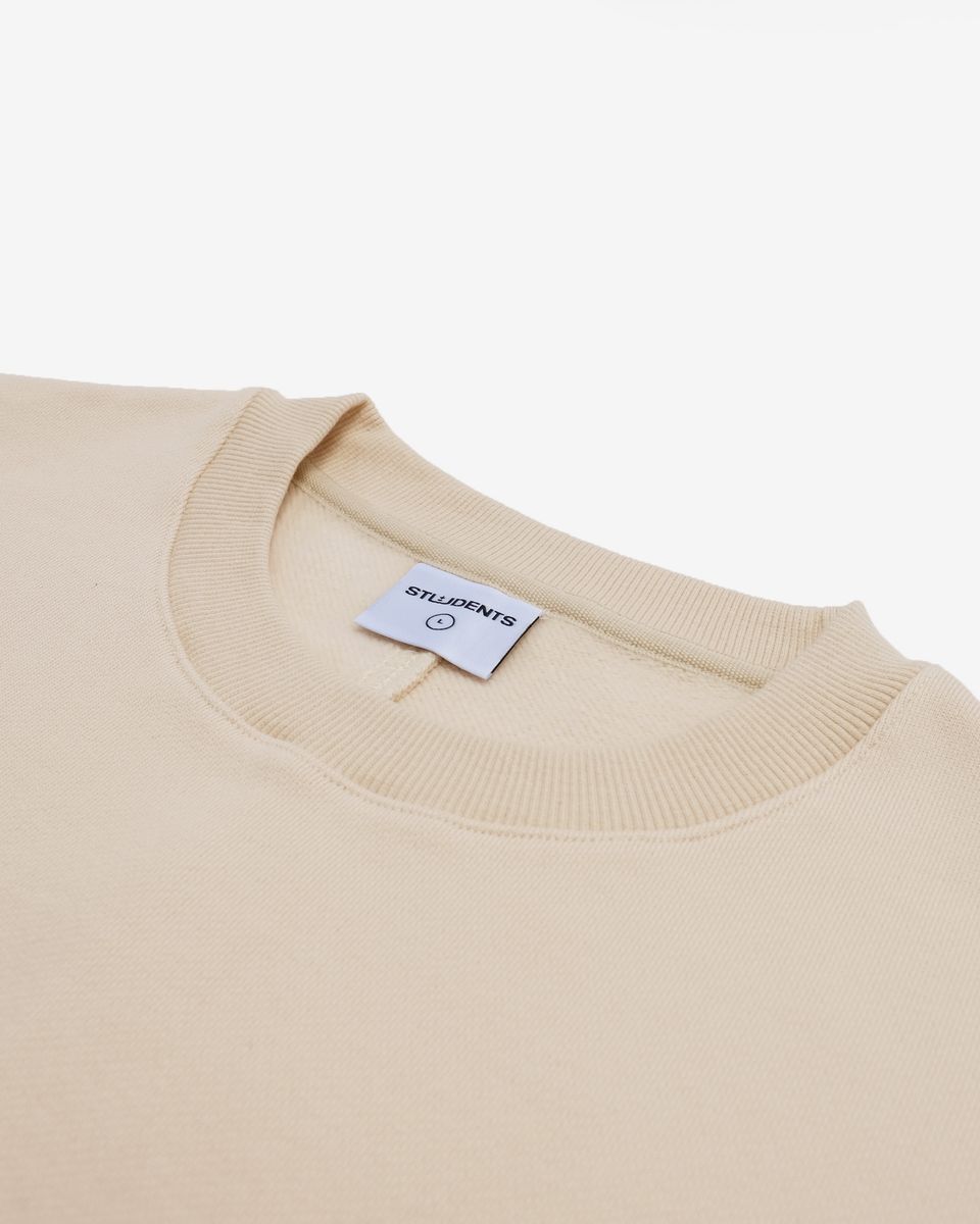 Edel Fleece Crew Sweater - Cement