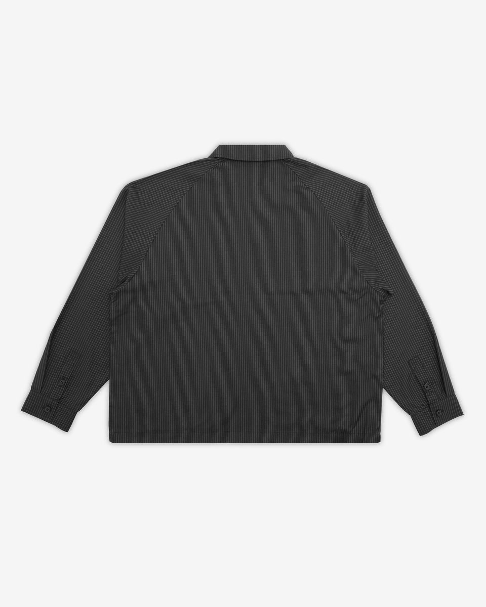 Virginia Pinstripe Jacket - Black