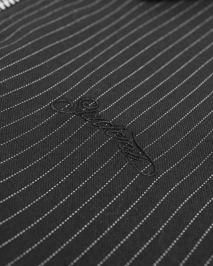 Virginia Pinstripe Jacket - Black