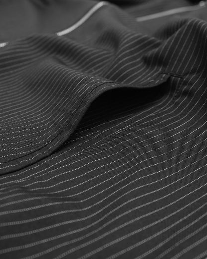 Virginia Pinstripe Jacket - Black
