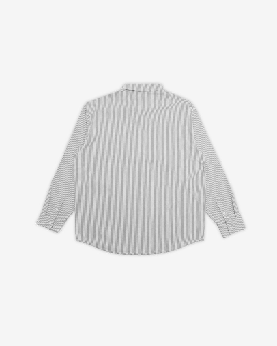 Dean L/S Button-Up Shirt - Light Grey