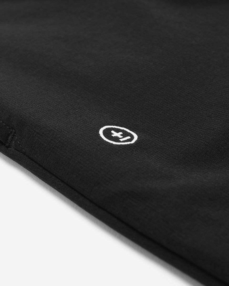 Heritage Nylon Pleated Short - Black