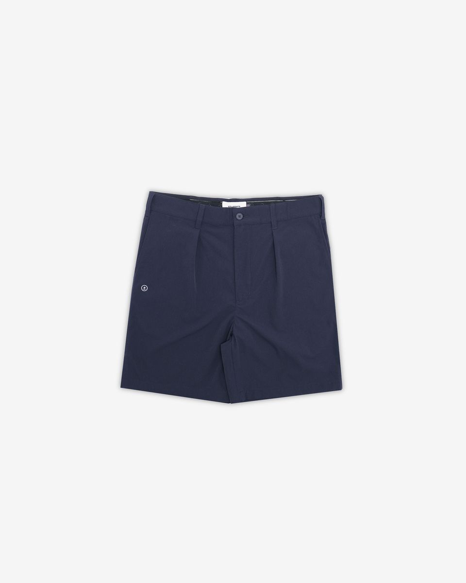 Heritage Nylon Pleated Short - Midnight