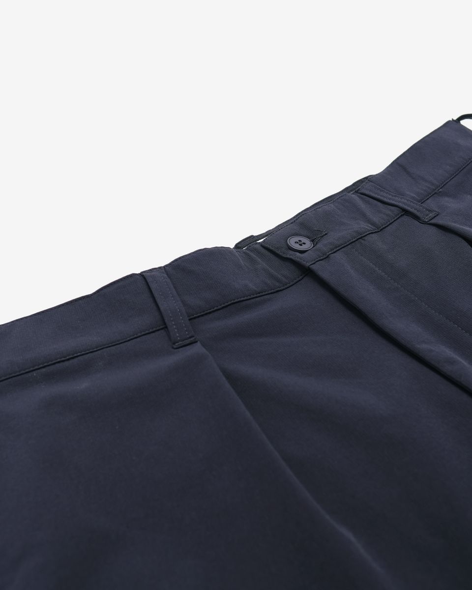Heritage Nylon Pleated Short - Midnight