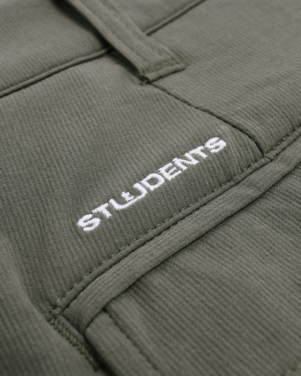 Heritage Nylon Pleated Short - Military