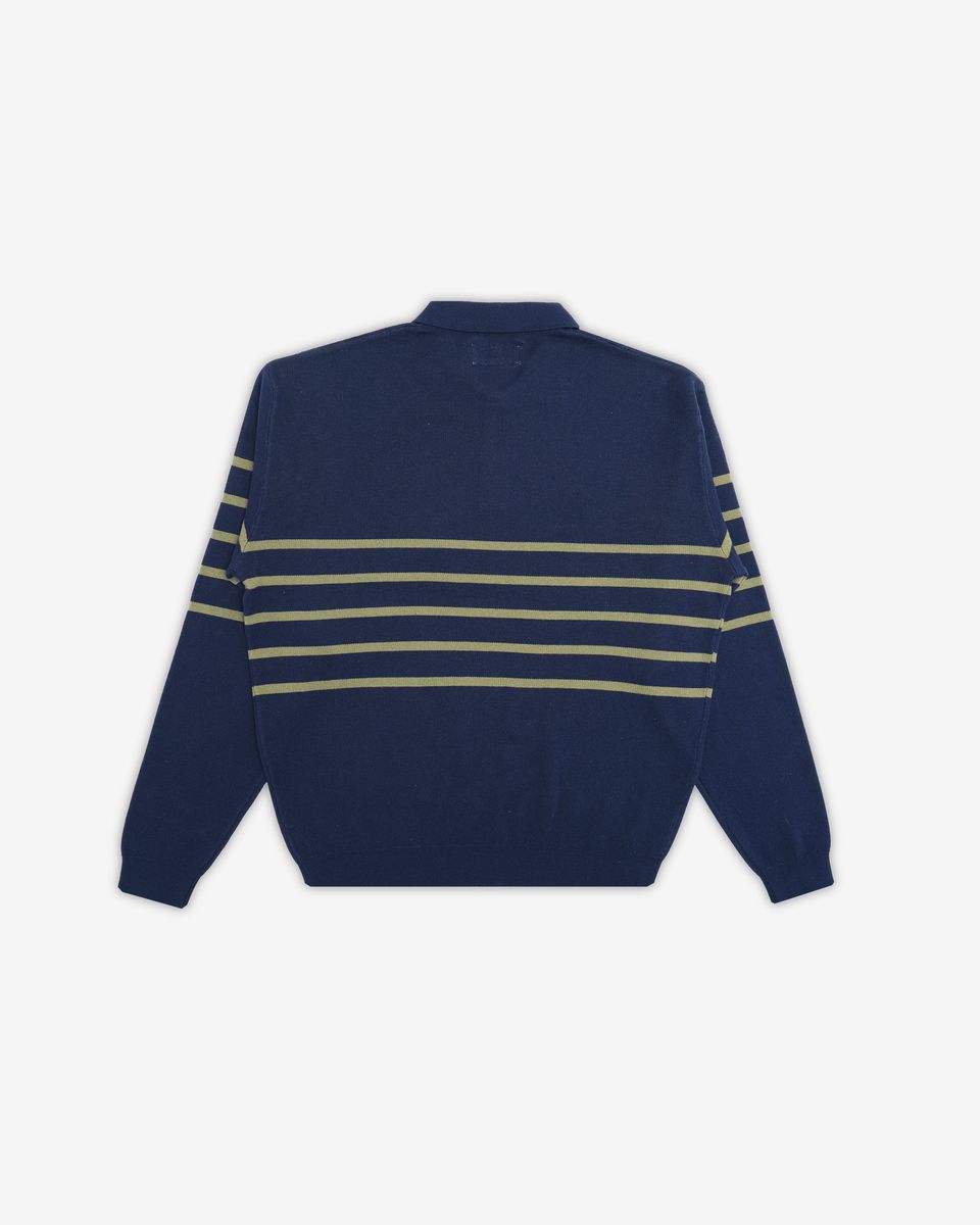 Rors L/S Knit Sweater - Midnight