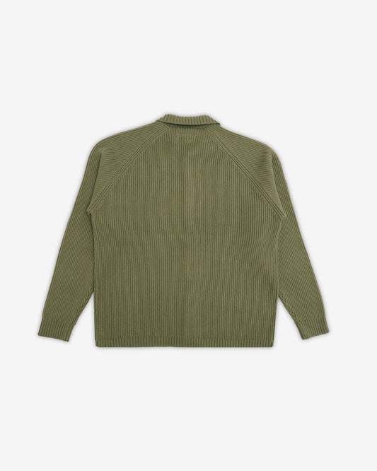 Coventry Knit Sweater Cardigan - Military